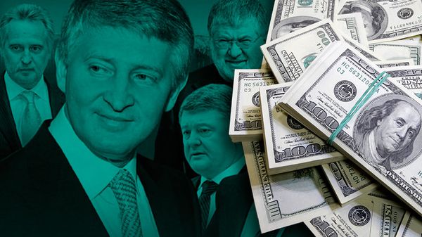 Украинские олигархи коллаж