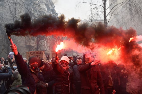 Акция националистов в Киеве