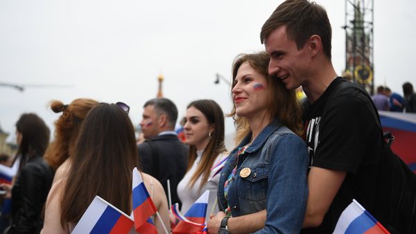 Праздничный концерт на Красной площади, посвященный Дню России