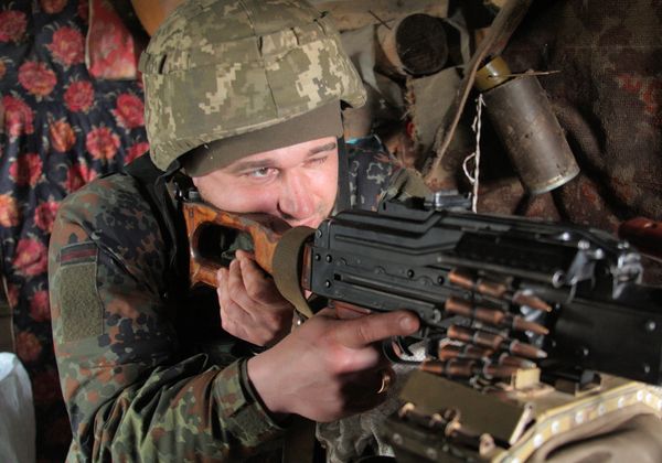 ВСУ АТО ООС оружие  окоп  Донбасс Донецк