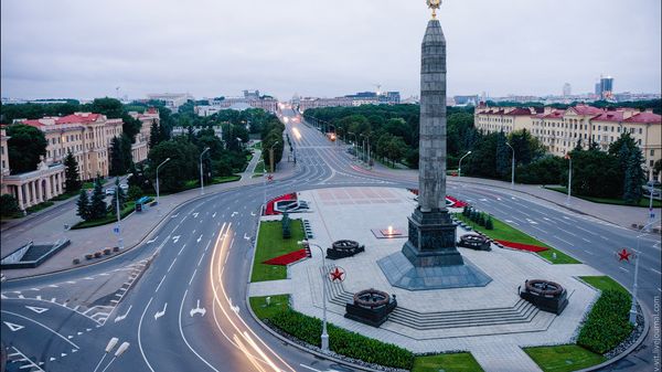 Площадь Победы Минск Белоруссия