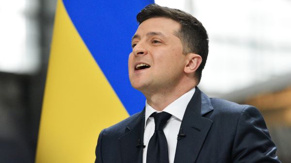 Пресс-конференция президента Украины В. Зеленского