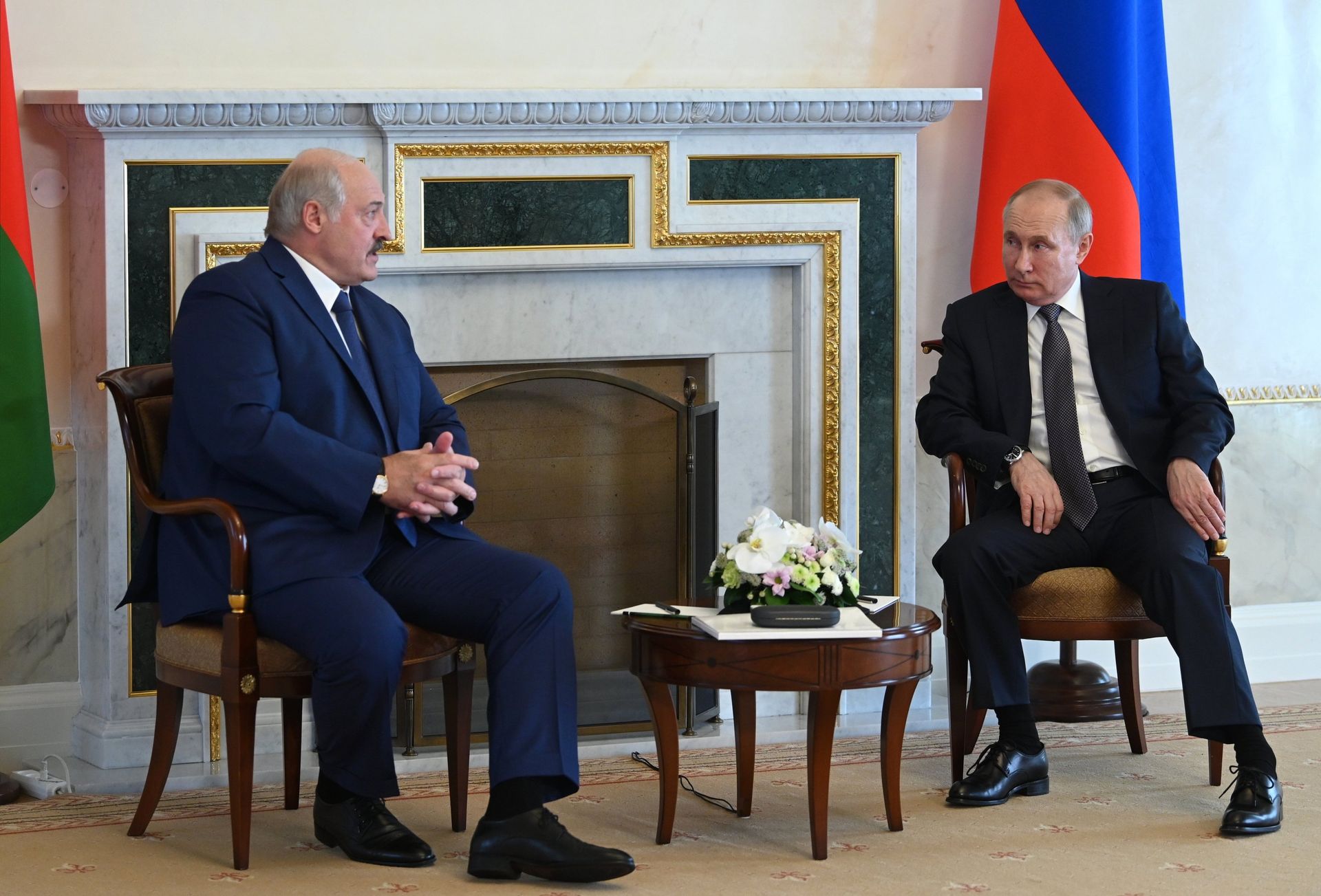 Рабочая встреча президента РФ В. Путина с президентом Белоруссии А. Лукашенко - РИА Новости, 1920, 11.03.2022