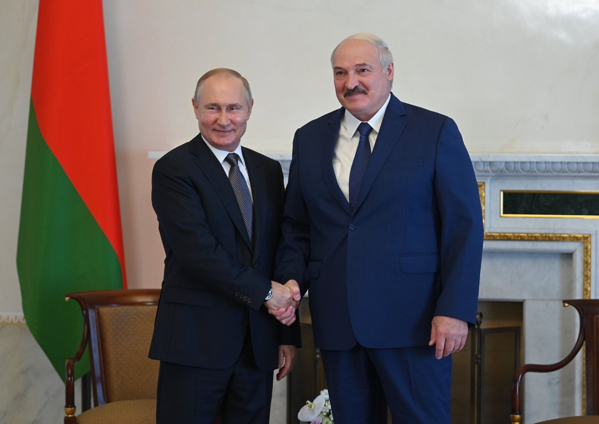 Рабочая встреча президента РФ В. Путина с президентом Белоруссии А. Лукашенко - РИА Новости, 1920, 09.09.2021
