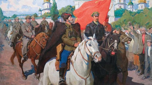 Щорс и Боженко входят в Киев/Егорова Тамара Ивановна