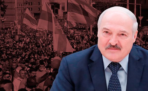 Лукашенко протесты коллаж