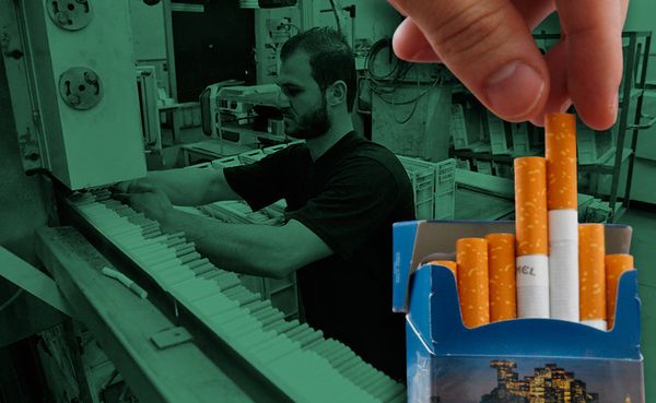 Табачное производство коллаж