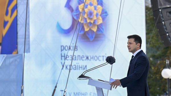 Парад в Киеве на 30-летие независимости Украины Зеленский