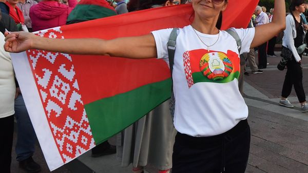 Акция в поддержку действующей власти в Минске