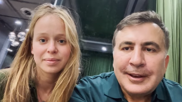Михаил Саакашвили и Елизавета Ясько