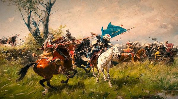 Атака кавалерии Атака кавалерии