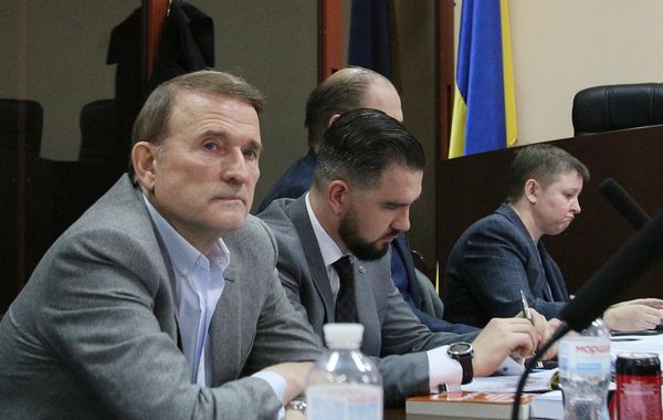 Заседание суда по делу В. Медведчука в Киеве