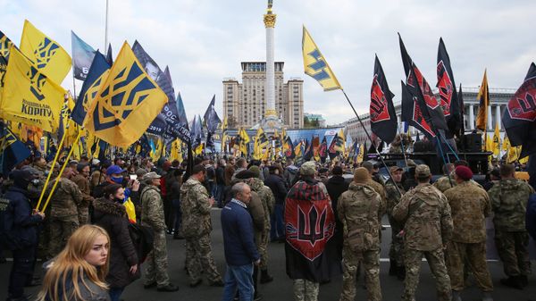 Марш националистов в честь Дня защитника Украины