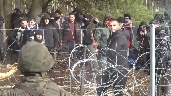 граница беженцы нелегальные мигранты польша белоруссия