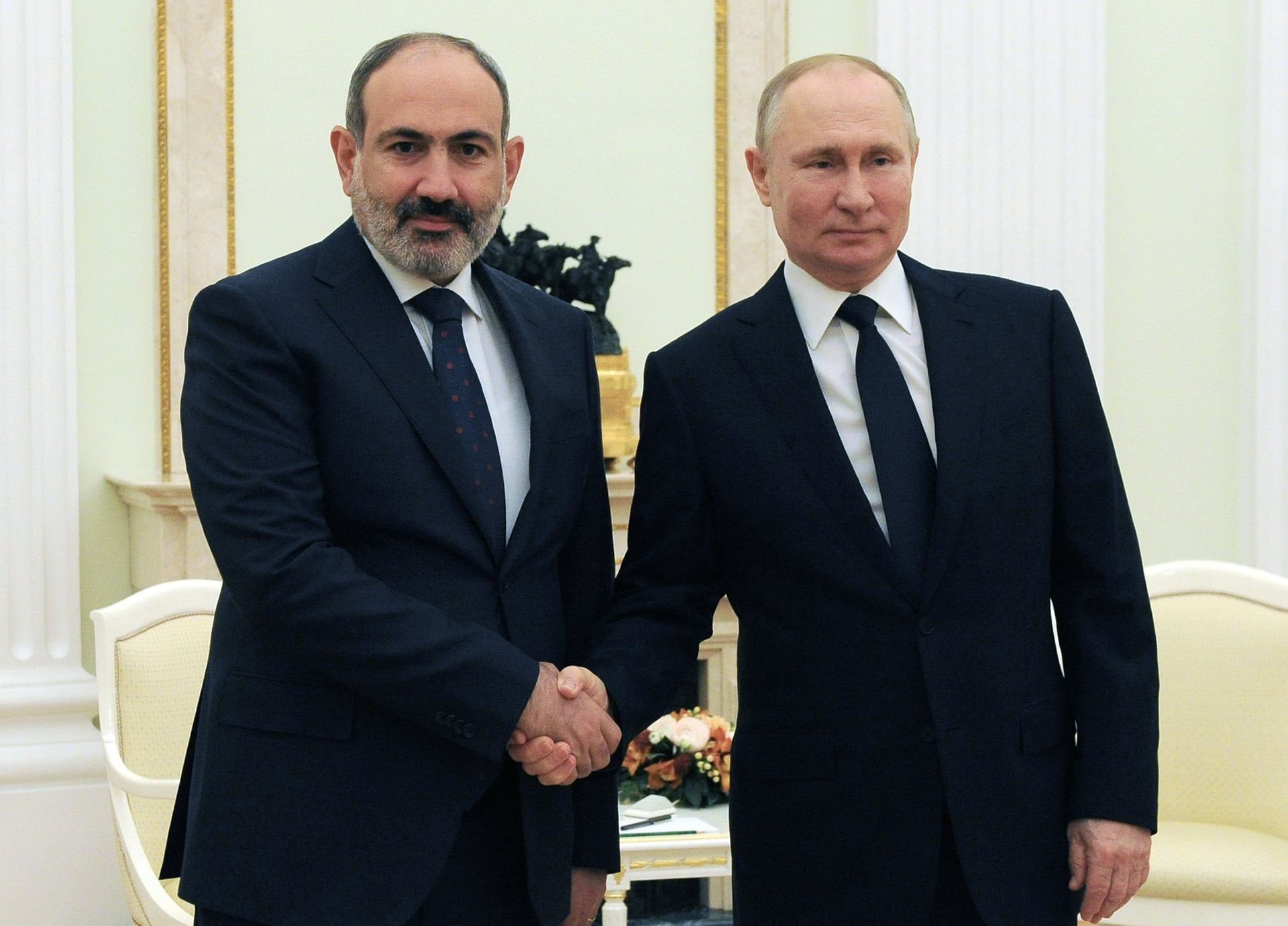 Президент РФ В. Путин провел встречу с премьер-министром Армении Н. Пашиняном - РИА Новости, 1920, 17.11.2021