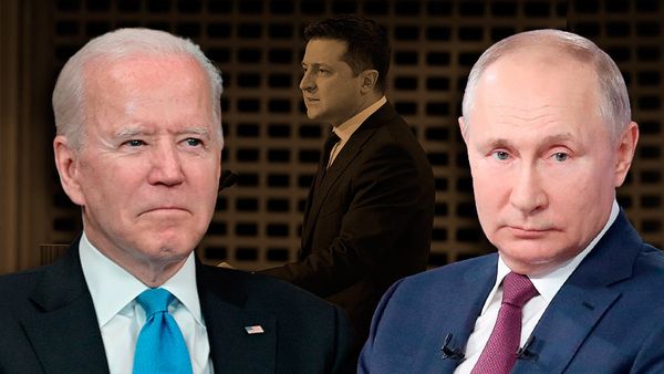 Путин Байден Зеленский коллаж