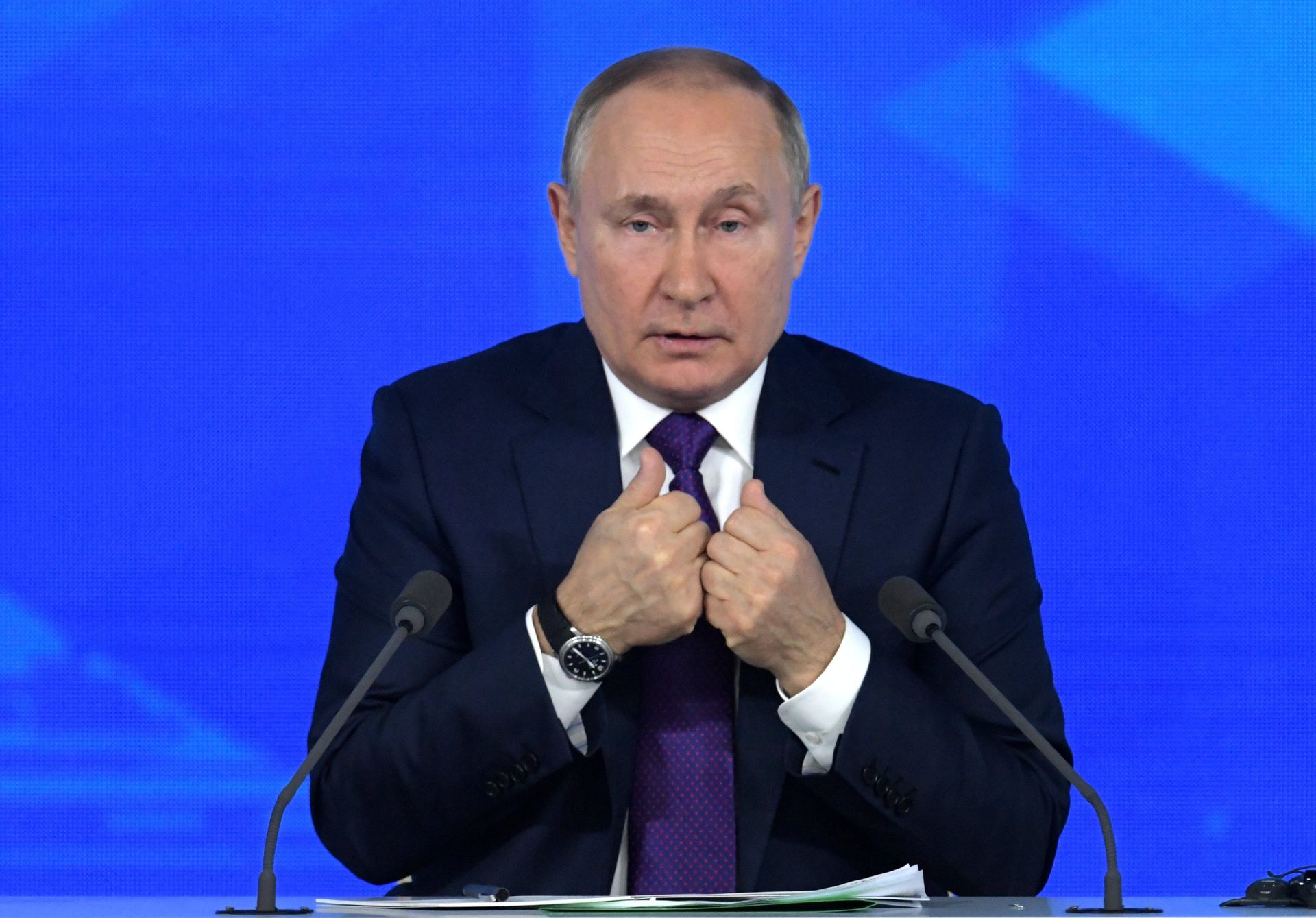Ежегодная пресс-конференция президента России Владимира Путина - РИА Новости, 1920, 02.02.2022