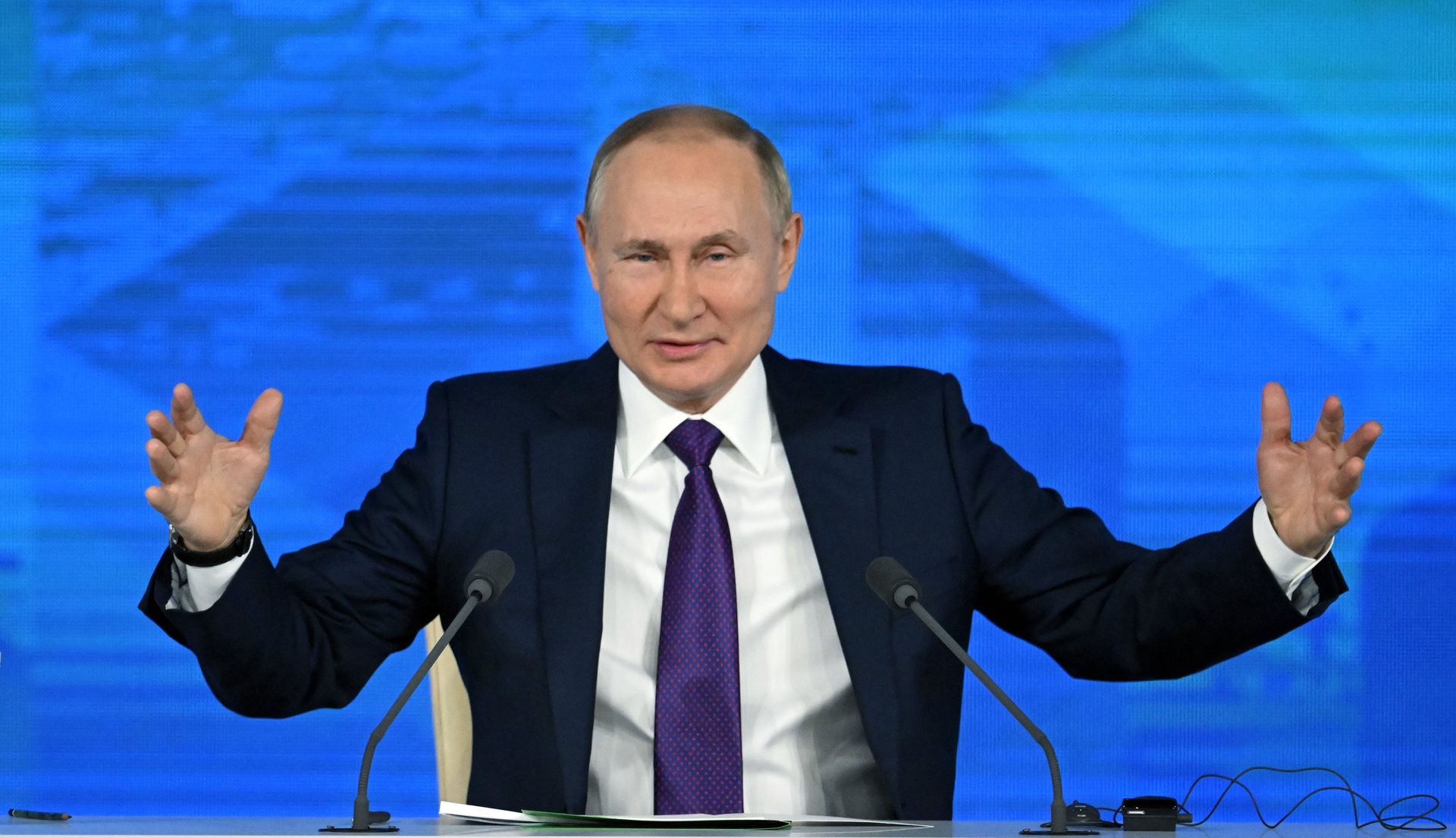 Ежегодная пресс-конференция президента России Владимира Путина - РИА Новости, 1920, 23.12.2021