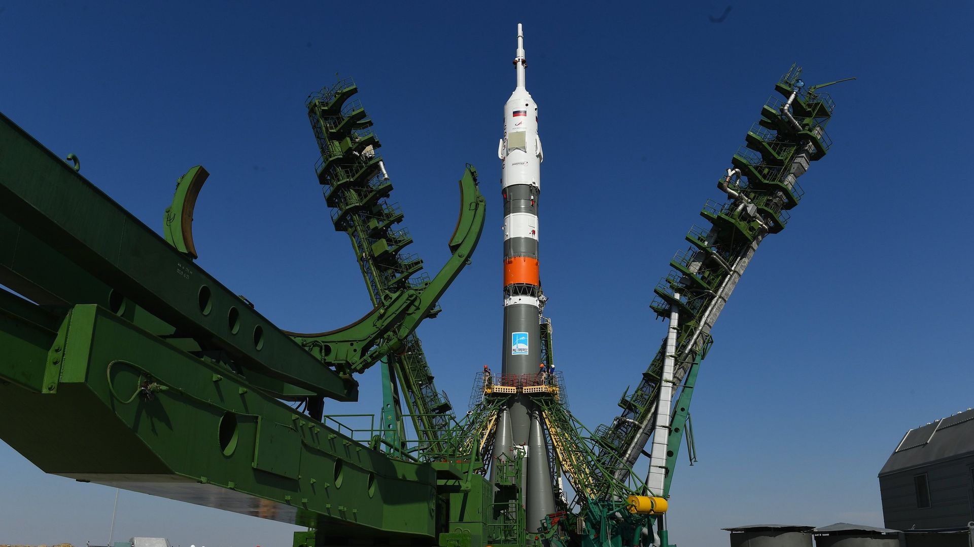 Вывоз РН «Союз-2.1а» на стартовую площадку  - РИА Новости, 1920, 12.04.2023