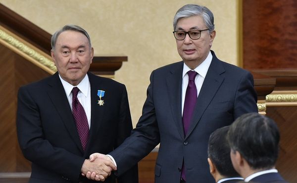 Церемония передачи полномочий президента Казахстана К. Токаеву
