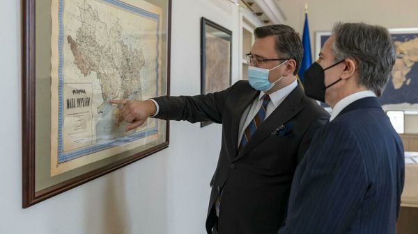 Карта Великой Украины Блинкен Кулеба Карта Великой Украины Блинкен Кулеба