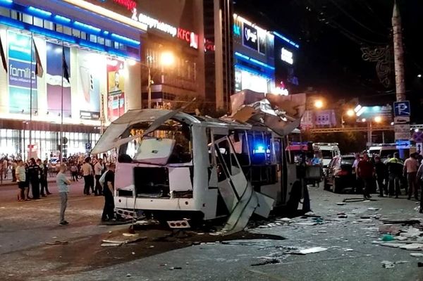Взрыв в автобусе в Воронеже