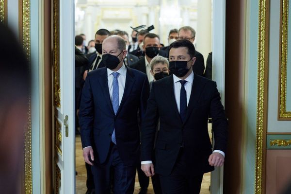 Олаф Шольц Владимир Зеленский