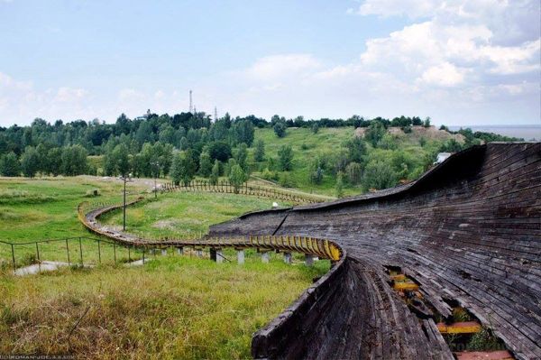 бобслейная трасса в Вышгороде Украина