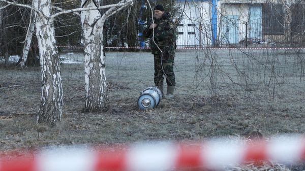Снаряд на территории наркологического диспансера в Белгороде