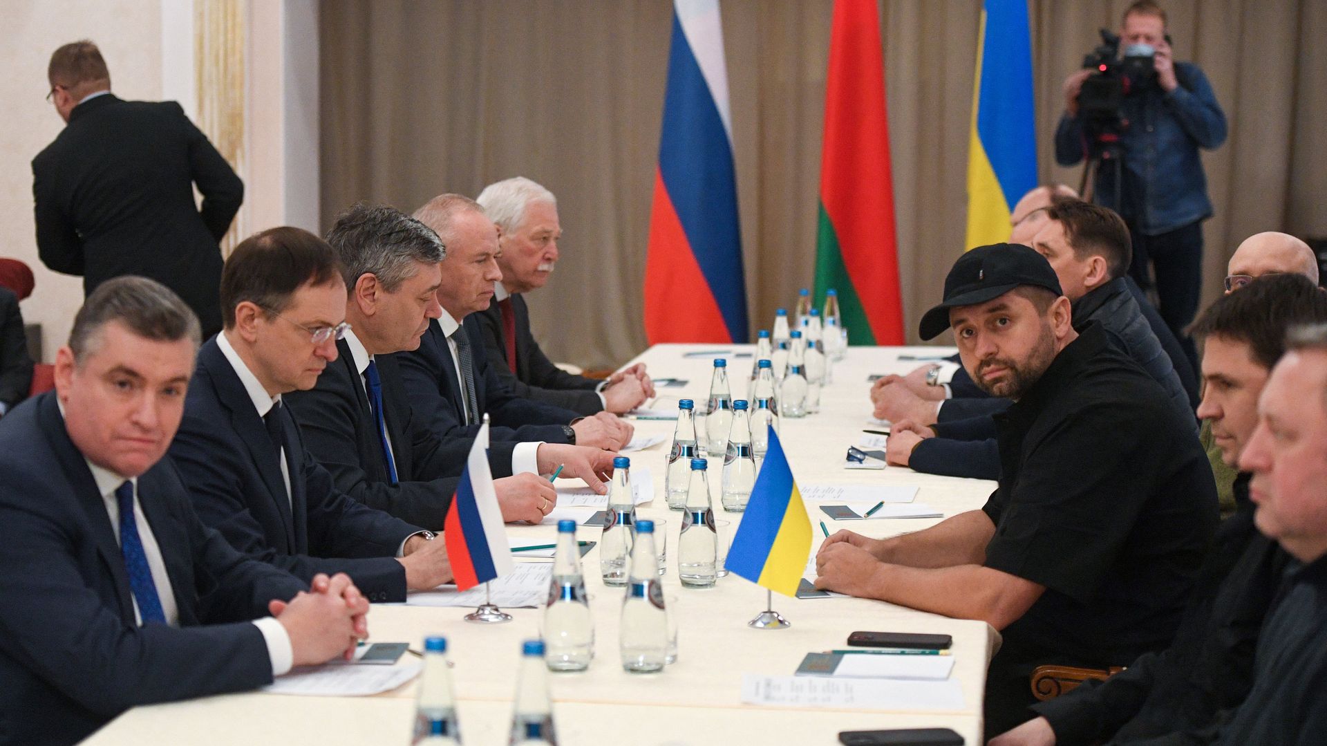 Переговоры России и Украины в Гомельской области Переговоры России и Украины в Гомельской области - РИА Новости, 1920, 28.02.2022