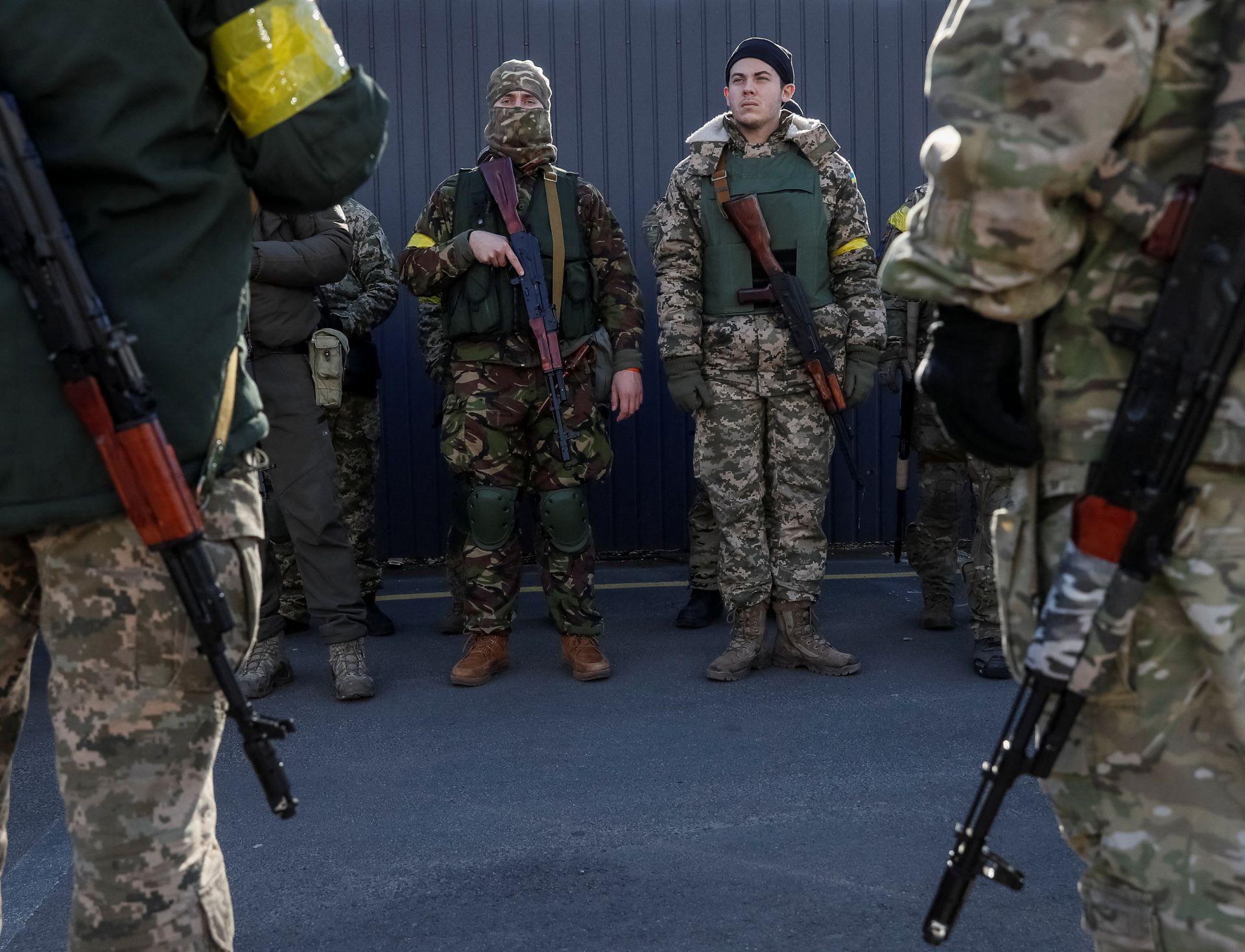 В Украинские территориальные силы обороны в Киеве вошли новые бойцы ВСУ - РИА Новости, 1920, 31.03.2022