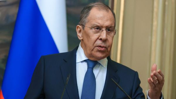 Встреча глав МИД РФ и Великобритании С. Лаврова и Э. Трасс