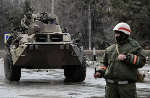 Ситуация на границе Крыма с Украиной