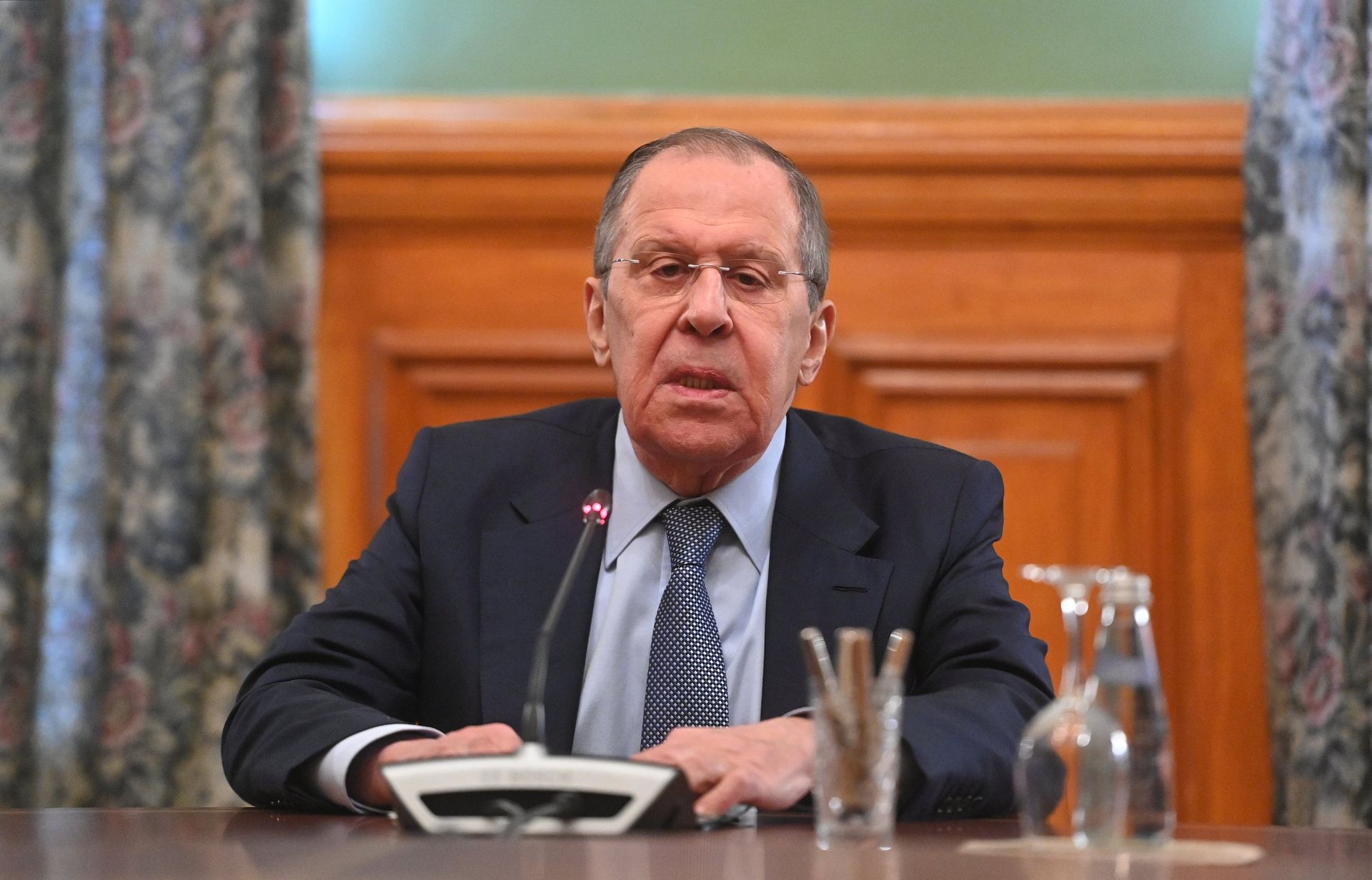 Встреча главы МИД РФ С. Лаврова с главой МИД ЛНР В. Дейнего и замминистра МИД ДНР С. Пересадой - РИА Новости, 1920, 26.04.2022