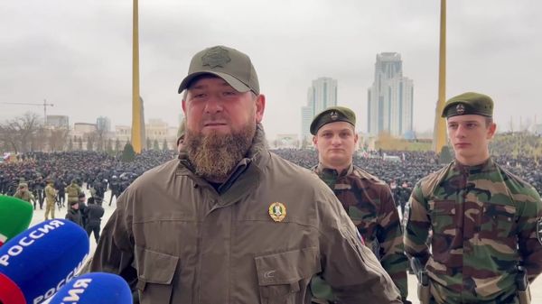 Сборы военных в Грозном