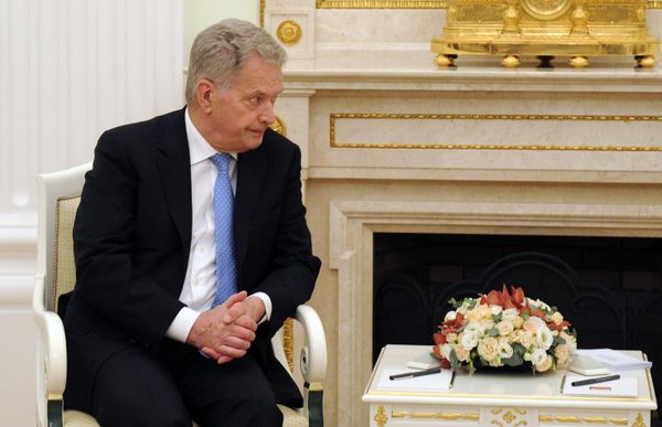 Президент РФ В. Путин провел переговоры с президентом Финляндии С. Ниинистё