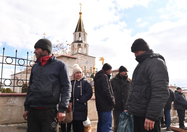 Освобожденное село Бугас в ДНР