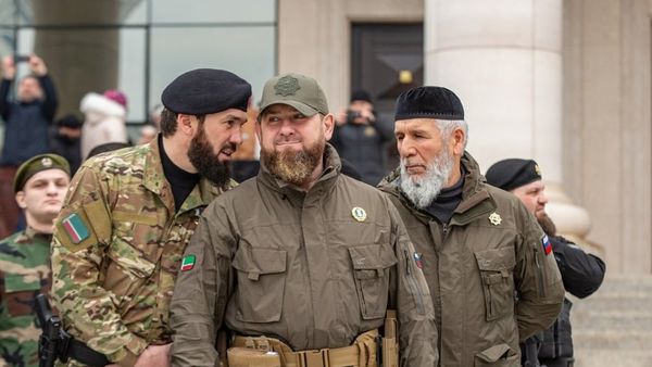 Сборы военных в Грозном