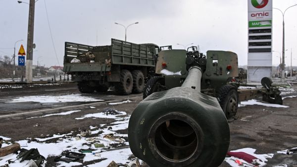 Уничтоженная военная техника ВСУ в окрестностях Херсона