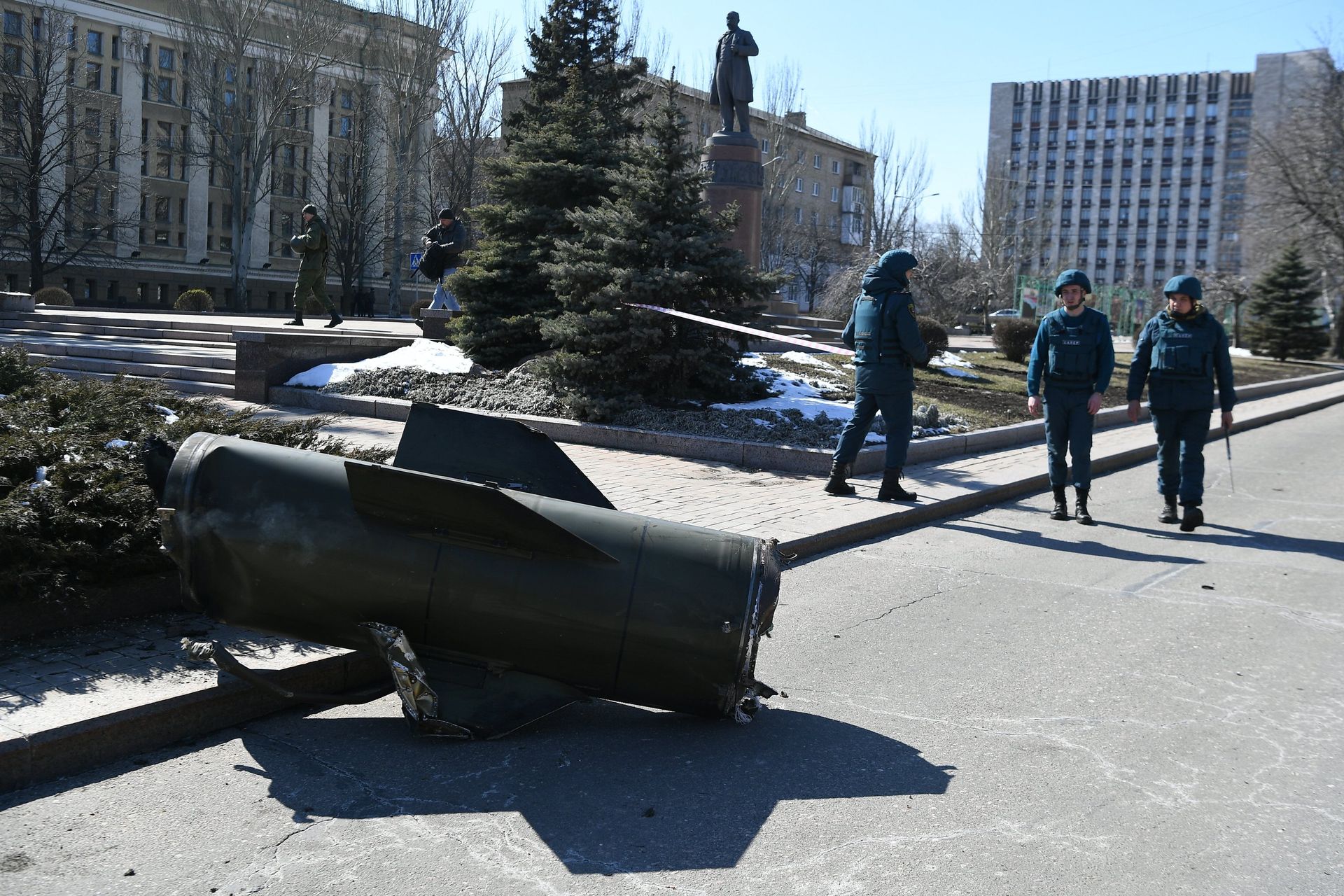 Украинские военные обстреляли Донецк - РИА Новости, 1920, 14.03.2022