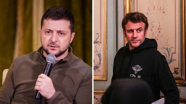 Зеленский Макрон