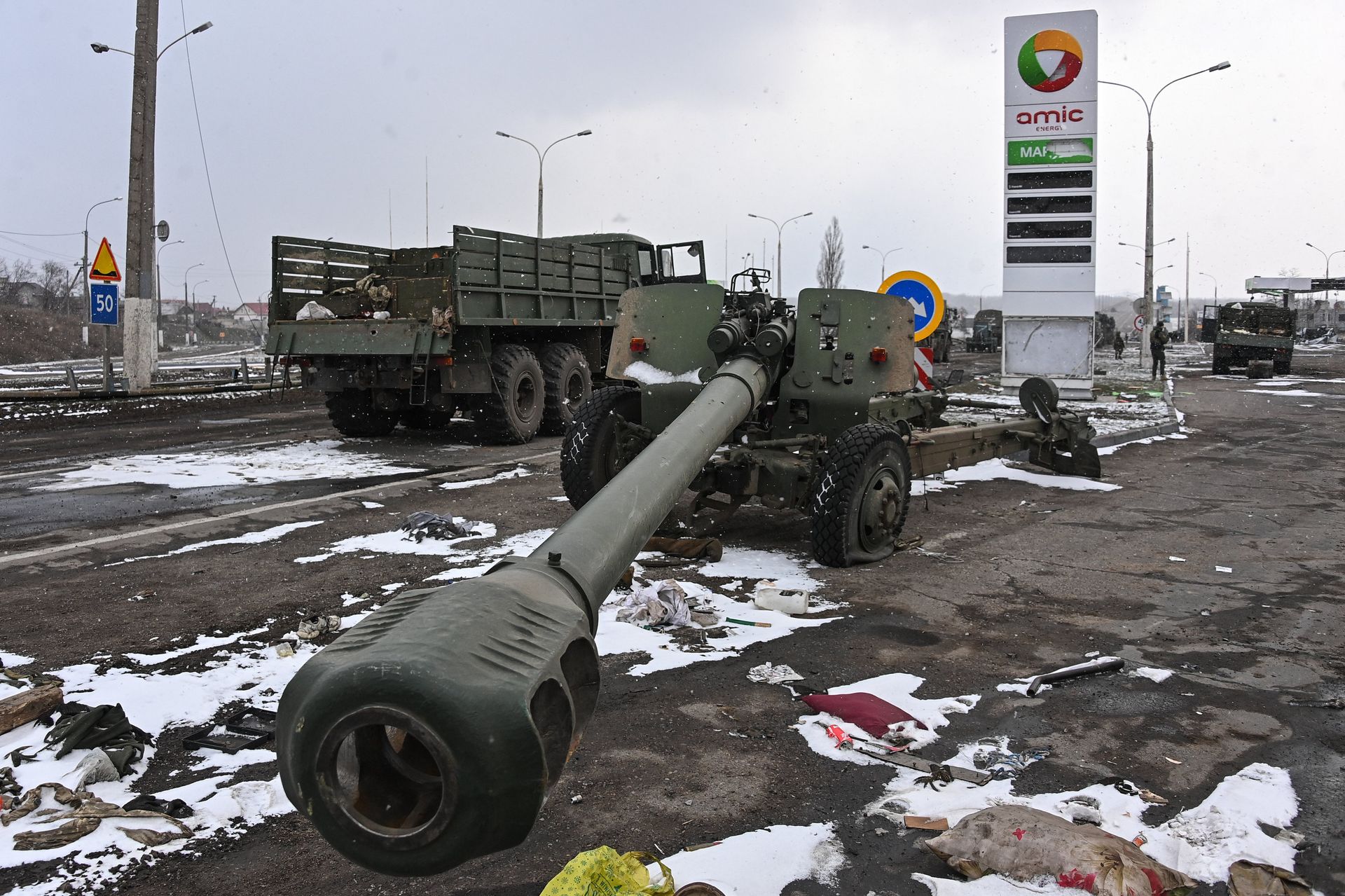 Брошенная Вооруженными силами Украины военная техника в Херсонской области - РИА Новости, 1920, 28.03.2022