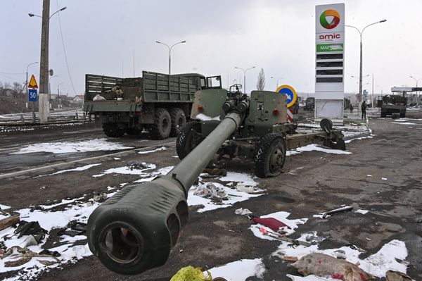 Брошенная Вооруженными силами Украины военная техника в Херсонской области
