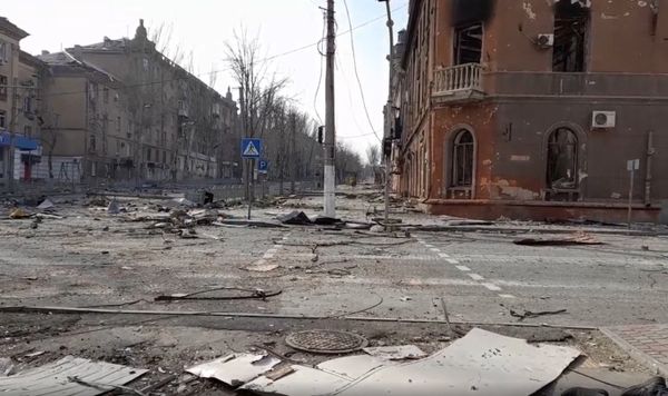 Мариуполь  разрушенные дома обстрел ВСУ