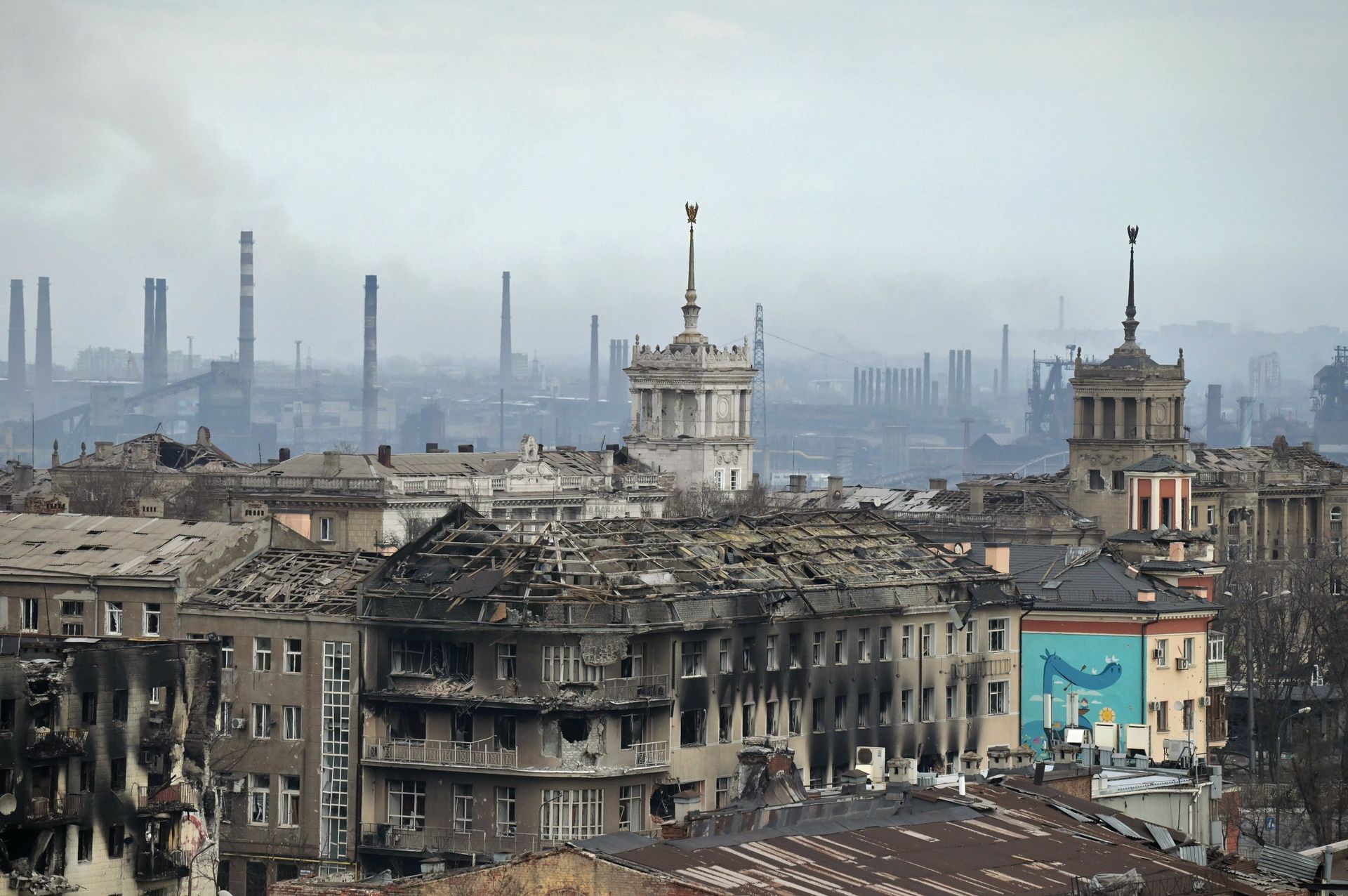 Продолжаются бои за Мариуполь - РИА Новости, 1920, 09.04.2022