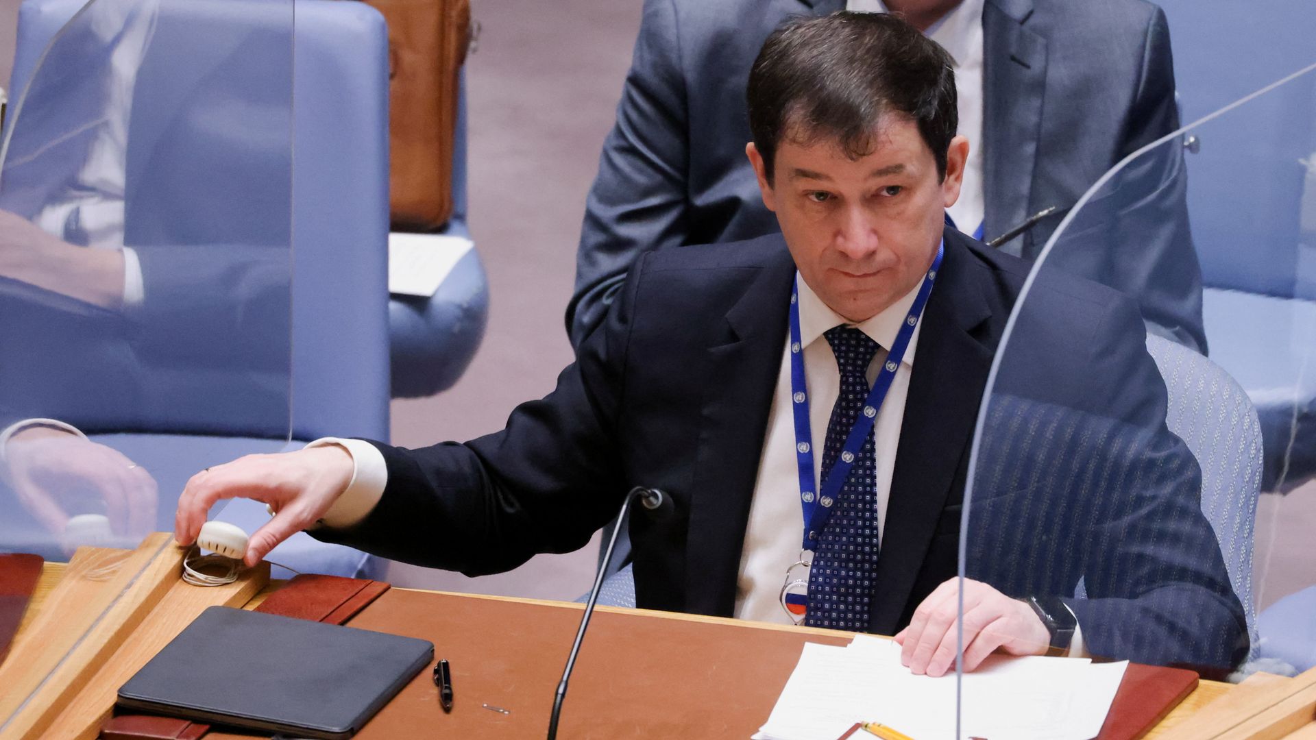 Первый зампостпреда России при ООН Дмитрий Полянский Первый зампостпреда России при ООН Дмитрий Полянский - РИА Новости, 1920, 06.08.2022