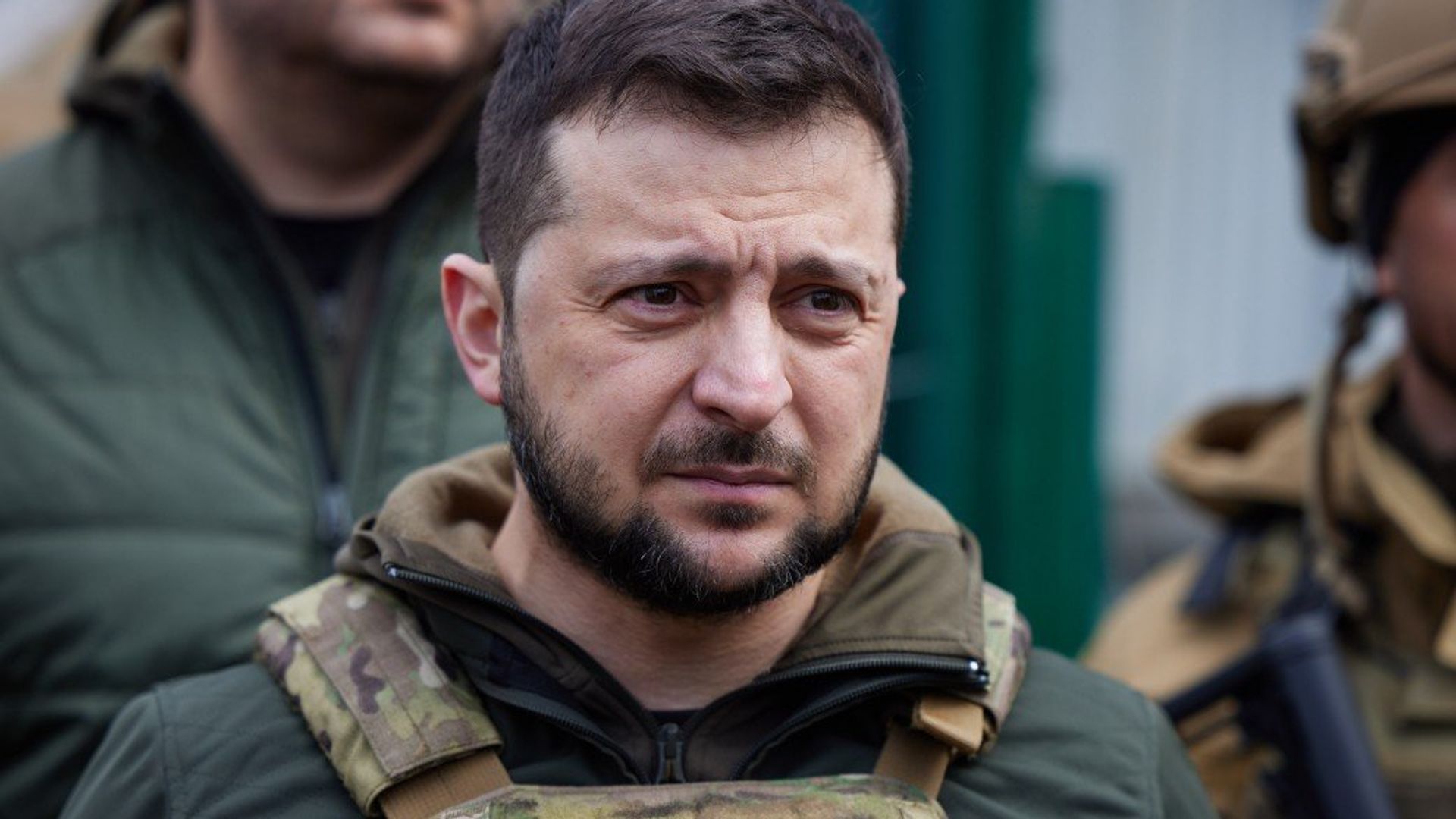 Зеленский камуфляж военная форма бронежилет Зеленский камуфляж военная форма бронежилет - РИА Новости, 1920, 22.04.2022