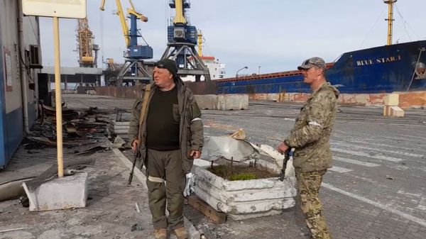 Мариуполь порт НА ДНР народная милиция