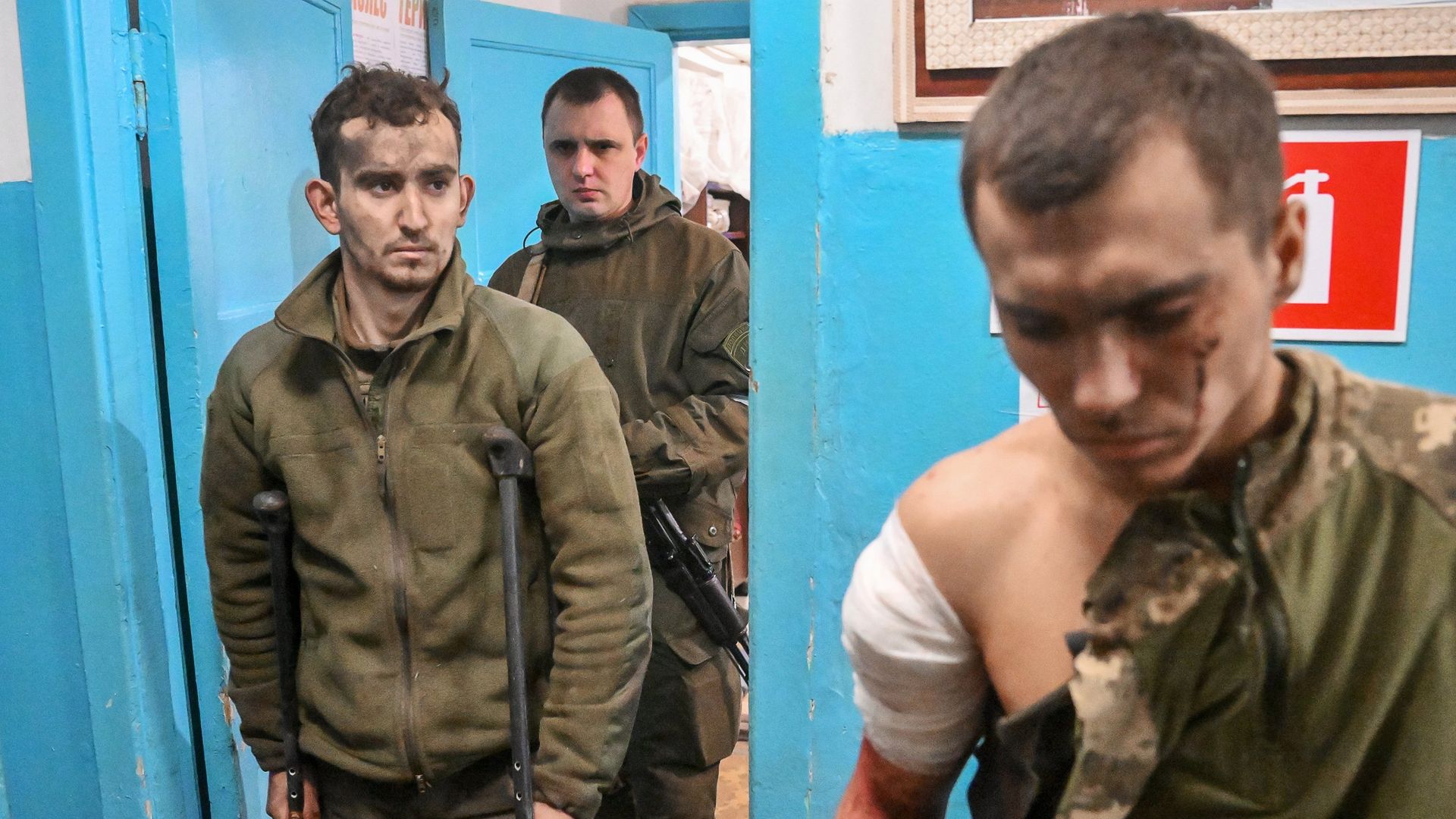 Военнопленным ВСУ оказывают помощь в Новоазовской ЦРБ Военнопленным ВСУ оказывают помощь в Новоазовской ЦРБ - РИА Новости, 1920, 26.05.2022