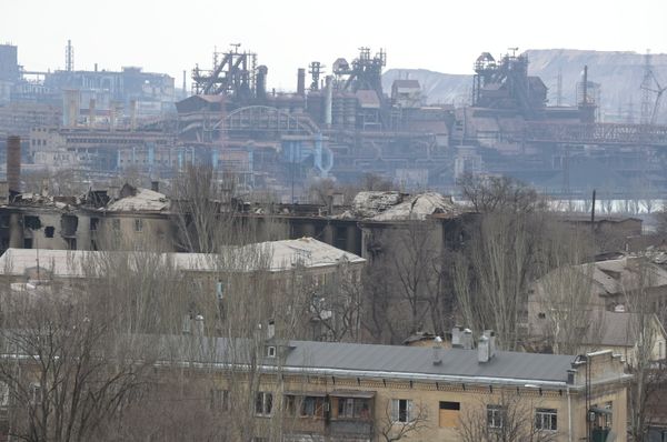 металлургический комбинат Азовсталь в Мариуполе